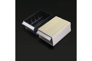 LEADLOONG F8-240*157*90MM Grey Storage Containers Small Hardware Bin Organizers for Shoe & Tool Hardware Storage for Living Room