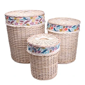 Wicker Basket Factory for Sale Top Sale Willow Rattan Laundry Basket