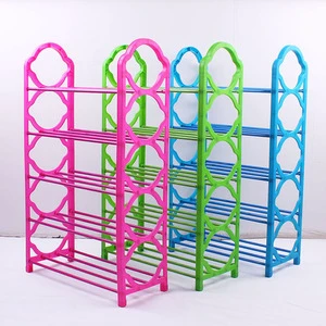 2025 New Hot Product China Factory's Modern 5-Tier Shoe Rack Simple Plastic Organizer and Stylish