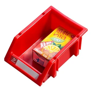 Mini Strong Plastic PP Storage Bin Box Square Shape for Mobile Trolleys and Shelving Bays for Toys