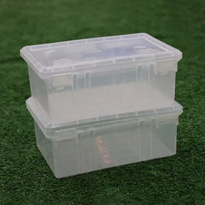 Customizable Clear PP Plastic Storage Box Reusable Small Plastic Packaging for Convenient Storage