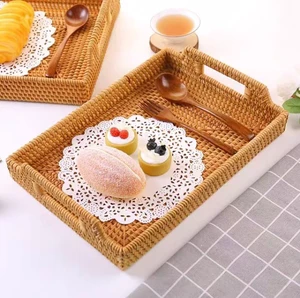Handmade Rattan Storage Tray