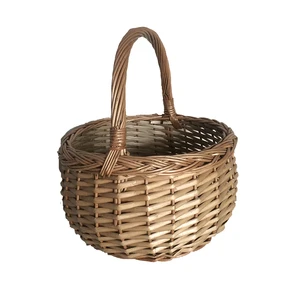 Handmade Modern Wicker Flower Basket Natural Rattan Material Eco-Friendly Multifunction Multimedia Organizing/Storage Living