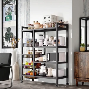 Household Storage Rack Racking System Warehouse Storage 4 Tier Storage Rack Kitchen Storage Rack