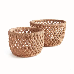 DreamCraft Set of Rattan Wicker Baskets From Vietnam