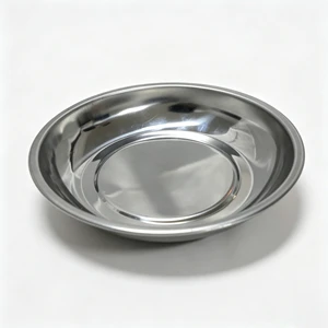 Stainless Steel Magnetic Tray For Tool Storage Durable Rust-Resistant Magnetic Parts Tray For Workshop Garage Organization