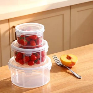 Hot Selling Square PP Injection Food Grade Plastic Storage Box with Sealed Fresh-Keeping Lid Eco-Friendly & Multifunction