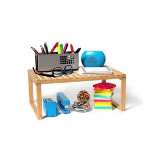 Bamboo Storage Rack Organizer // Bamboo Storage Holders Racks