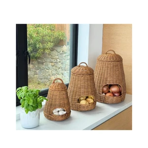 Hyacinth Basket Eco Friendly Handwoven Decorative Bowl for Fruits Bread and Dining Table from Vietnam