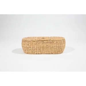 DreamCraft Hyacinth Water Design Woven Decorative Basket From Vietnam