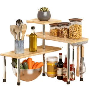 Recently Released Adjustable Three-layer Storage Rack Corner Partition Storage Rack Multi-function Display Rack Saves Space