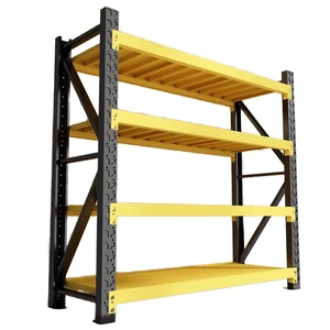 Yunbang Stable Easy Installation Warehouse Boltless Display Metal Storage Garage Stacking Racks Shelves