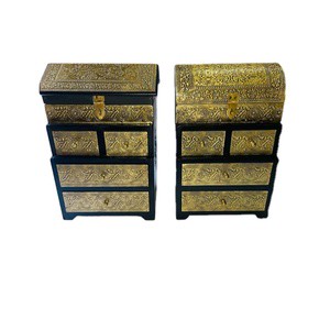 Ethnic Indian Classic Multifunction Decorative Storage Box with Precision Dimensions and Lightweight Design
