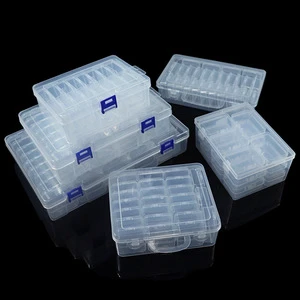 GREENSIDE Plastic Square Nail Art Tools Storage Box-Multifunctional Modern Design Sustainable Material 1-3L Capacity