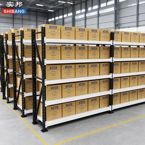Mobile Wide Span Storage Racks 200KG Load Racks for Warehouse Tool Shelf Rack