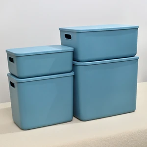 Chenyi Large Capacity Plastic Household Books Storage Box Multi-Size Cube Clothing Storage Bin Plastic Colorful Toys Storage Box