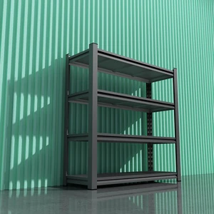 Home Storage Rack with Adjustable Steel Shelves and Multi-Layer Design