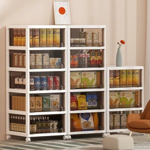 China Manufacturer's 3-Tier Plastic Storage Box with Transparent Drawers Kids Organizer for Living Room and Functional