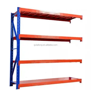 Warehouse Steel Storage Rack System with Corrosion Protection Multi-Level 4-Layer Design