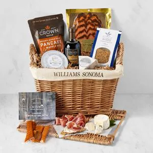 JY Empty Wicker Hamper Baskets Willow Rattan Trunk Storage Box Wicker Trunk Gift Box Hamper Empty Wicker Gift Baskets