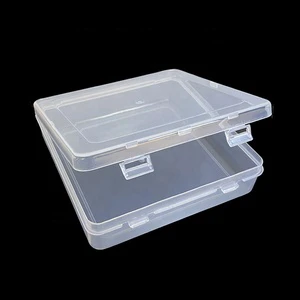 F15038 square Plastic Storage Box, Factory Transparent Large Environmentally Friendly Plastic Packaging Storage Containers