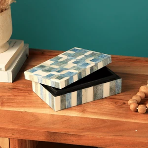 Bone Material Decorative Storage Box 6X4X2