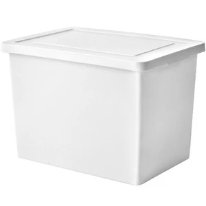 Wholesale Large Capacity PP Plastic Storage Box with Lid Thickened Household Organizer for Clothing Toys Miscellaneous Items
