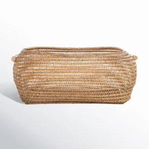 DreamCraft Tatiana Collection Vietnam Woven Rattan Handcrafted Durable Storage Basket