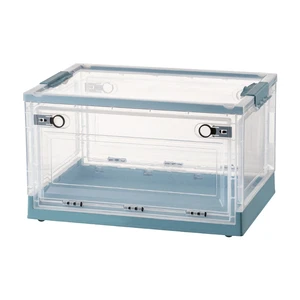 High Quality New Product Hot Selling Three Doors Plastic Folding Storage Box Large Plastic Storage Box
