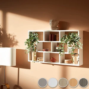 Wall Shelf Wooden Home Decor Storage Shelves Wood