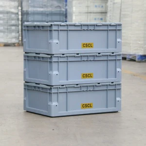Mini Load ASRS Solid Stack Heavy Duty Automatic Warehouse Storage Tote Bin Recyclable 100% Virgin PP Plastic Containers Turnover