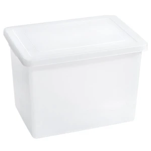 Modern Design Thick-Lid Plastic PP Storage Box with Frosted Finish Home Organizer for Miscellaneous Items Snacks Clothing Toys