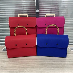 Custom Felt Organizer With Pockets Any Size Custom Felt Bag