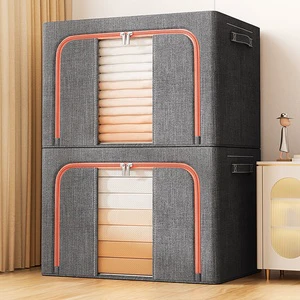 Large Decorative Storage Bins Storage Rack Organizer Bathroom Shelves Foldable Storage Box Living Room Armrios De Armazenamento