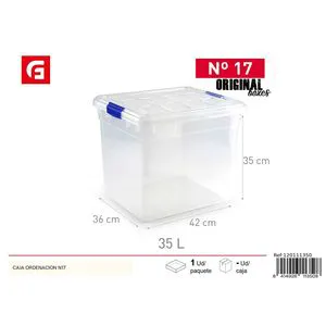 35L Durable Plastic Storage Box 42x36x35cm for Model 8414926113508