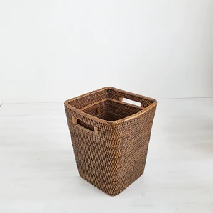 Best Choice Eco-Friendly Bohemian Style Rattan Storage Basket OEM Woven Wicker Beverage Use Picnic Basket Variety Sizes Vietnam
