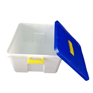 Plastic Storage Boxes Bins with Lid Food Container Storage Bins With Durable Lid Customized