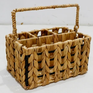 Artex Dong Thap Factory's Eco-Friendly Seagrass Water Hyacinth Handmade Storage Decor Natural Braided Baskets Vietnam