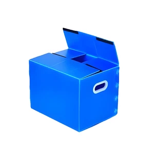 Rectangle PP Plastic Storage Box with Flip Lid and Carry Handle for Household Organization