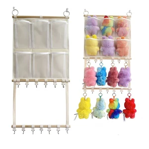 Doll Storage Hanging Organizer, Simple and Decorative Multi-layer Hook Holder