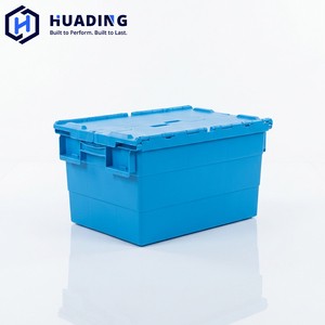 Large Plastic Collapsible Warehouse Used Fruit Bins For Sale Customized Stackable Pallet Box