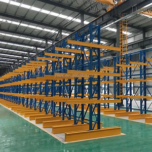 Space Saving Wall Mounted Single Sided Cantilever Rack Heavy Duty Steel Storage System for Workshop and Garage