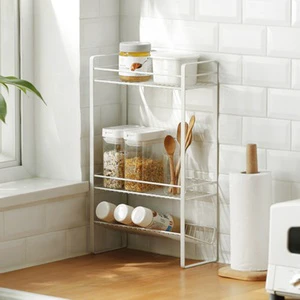 Modern Decorative Bathroom Accessories 3 Tiers Makeup Organizer Shelf Storage Organizer Rack