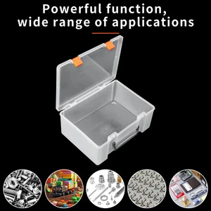 Factory Wholesale PP Plastic Quality Empty Box Storage Box with Lid for Toys / Sundries / Tools /Desktop Organization Customized