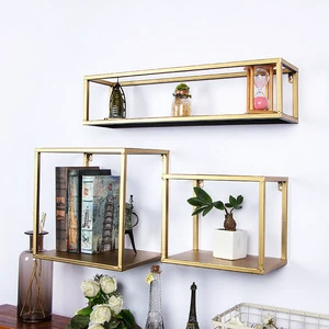 Storage Rack Creative Home Decoration Industrial Style Wall Decorations Lattice Storage Rack Wall Decor