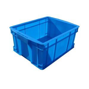 415*290*140mm PP Plastic Turnover Box With Strong Loading Capacity Customizable Colors & Logo For Vegetable And Bread Storage