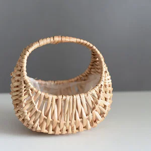DreamCraft Vietnam Woven Rattan Storage Wicker Basket Home Decor