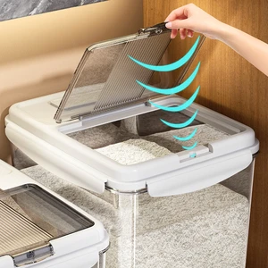 Chenyi Large Capacity Plastic Storage Containers Plastic Multipurpose Storage Box for Kitchen Plastic Hermetic Grain Storage Box