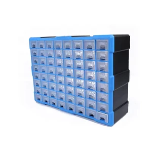 Customizable Small Parts Screw Nuts Storage Display Tool Box Durable PP Plastic Drawers Organizer Box