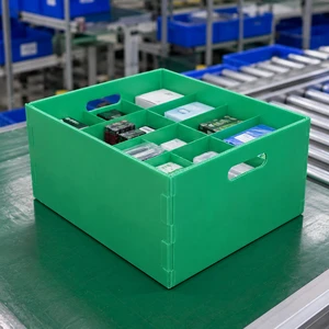 Foldable PP For Board Warehouse Box Dividers For Logistics Storage Picking Bin Custom Color Size Cutting Food Grade OEM